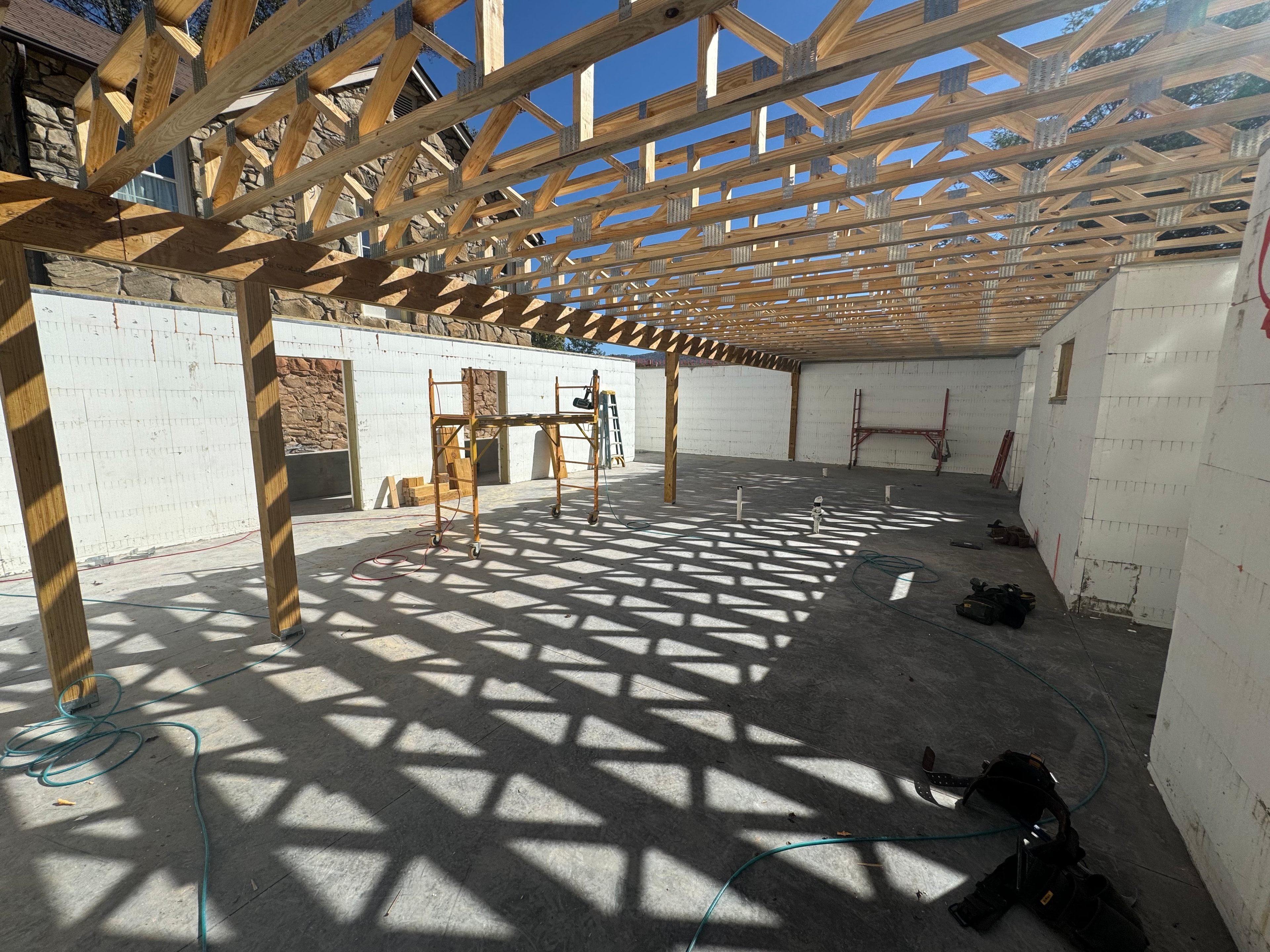 ICF Custom Home — Interior Framing